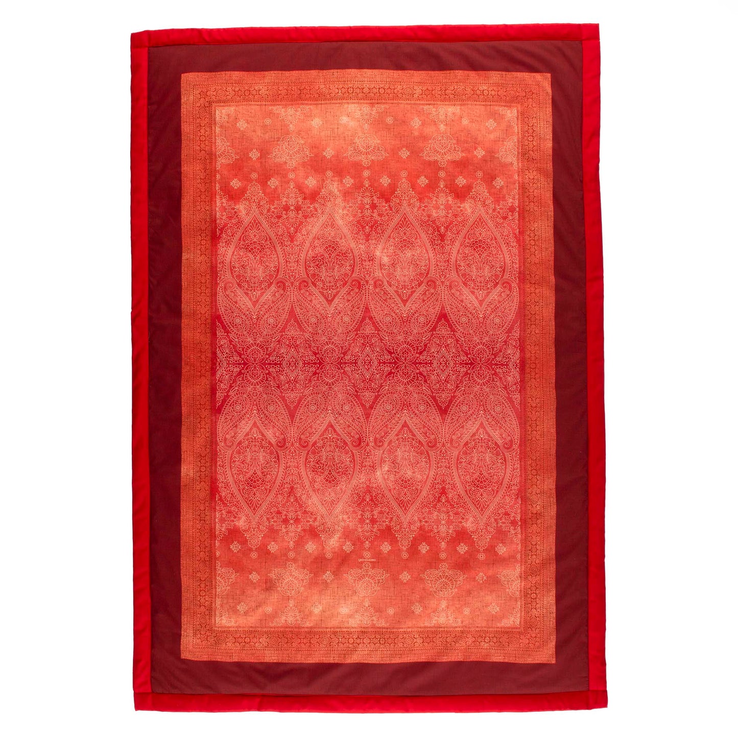 Bassetti Granfoulard Plaid Decke Wohndecke Kerala R1 rot 135x190