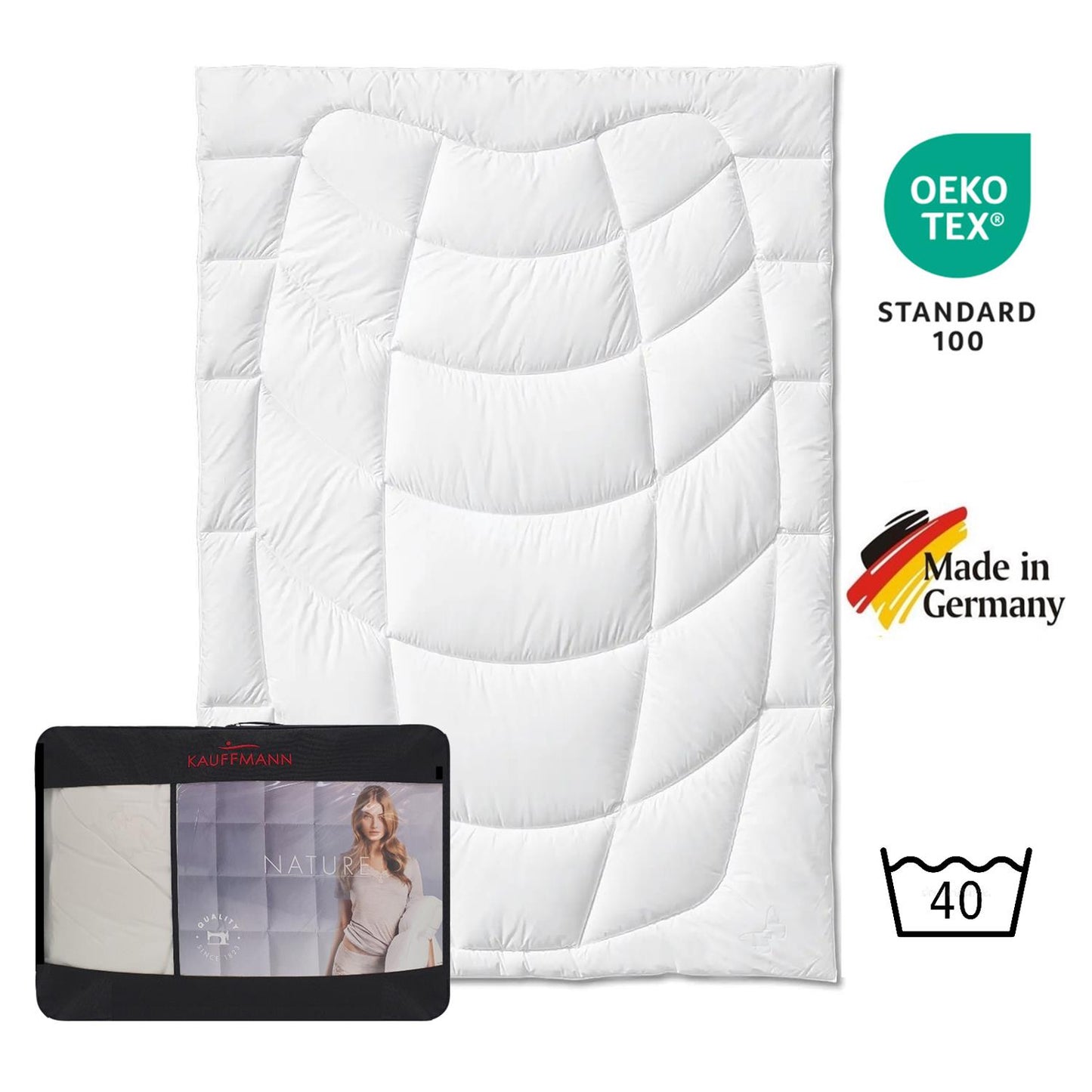 Sommerdecke 100% Tussah Wildseide Bettdecke Seide 135x200 waschbar