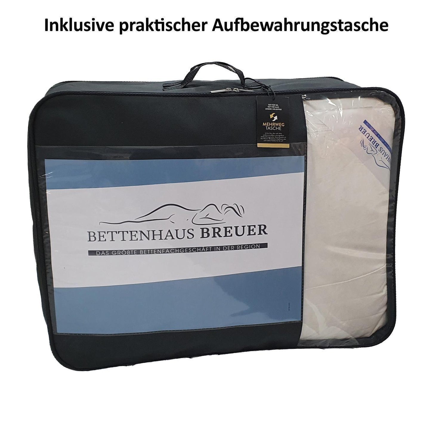 Daunenbett 100% neue premium Daunendecke 200x200 Daunenpass 1190g