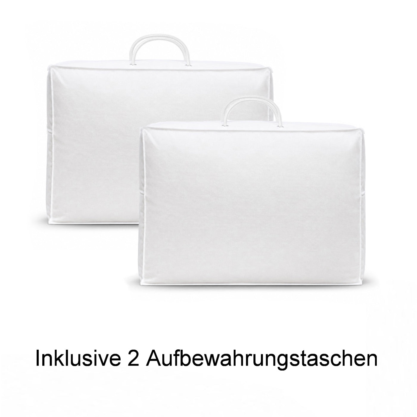 Daunendecke 135 x 200 cm 2er-Set extra warm