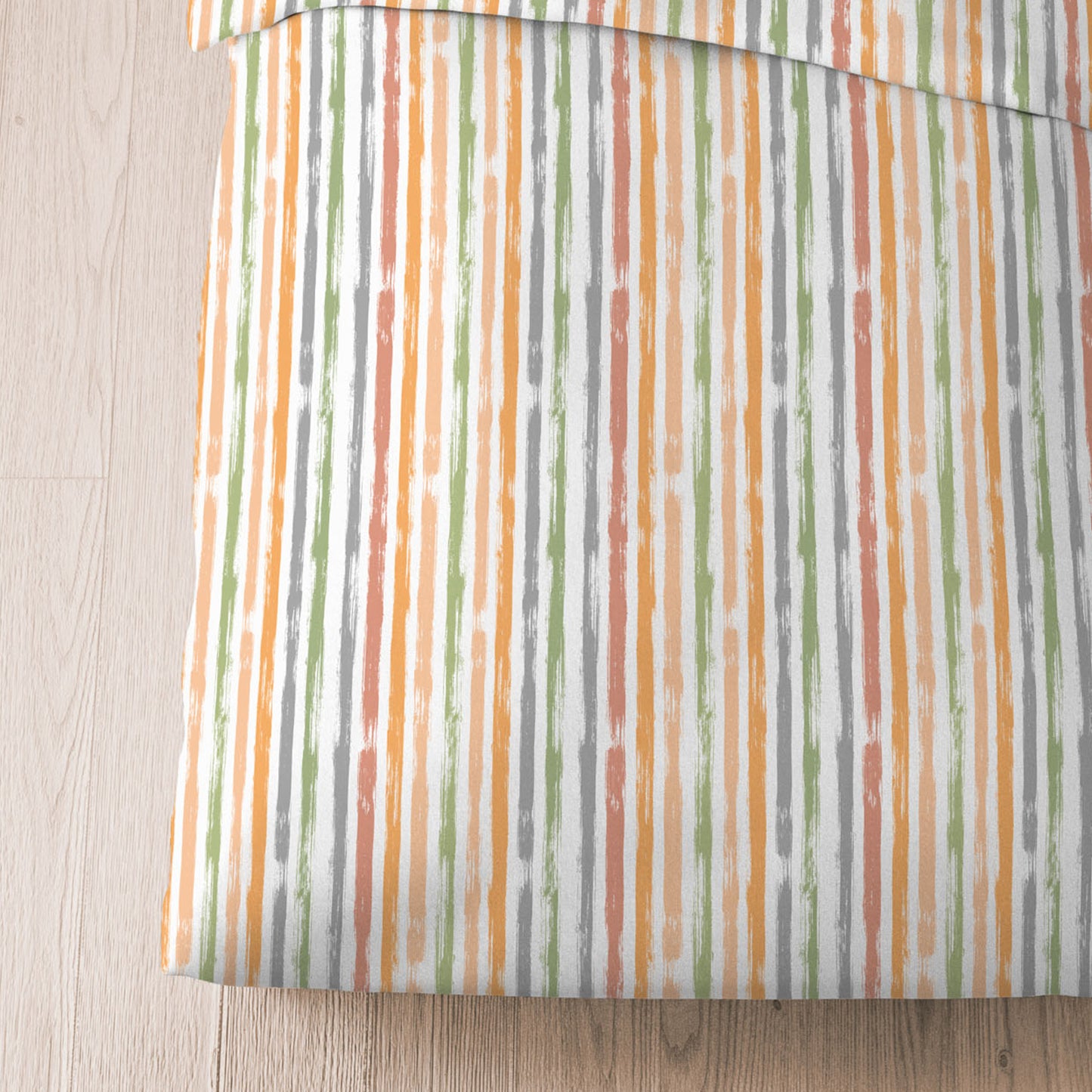 Bettwäsche Seersucker Castell 100% Baumwolle 20372-530 orange 155x220