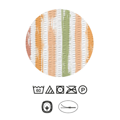 Bettwäsche Seersucker Castell 100% Baumwolle 20372-530 orange 135x200