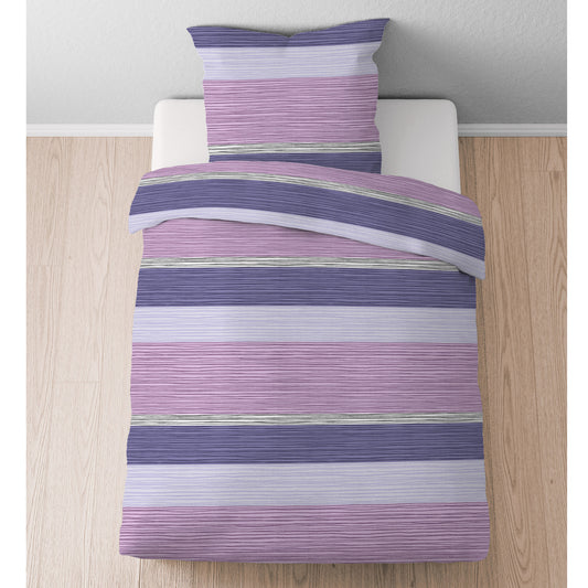 Bettwäsche Renforce Castell 100% Baumwolle 40567-332 Streifen 155x220