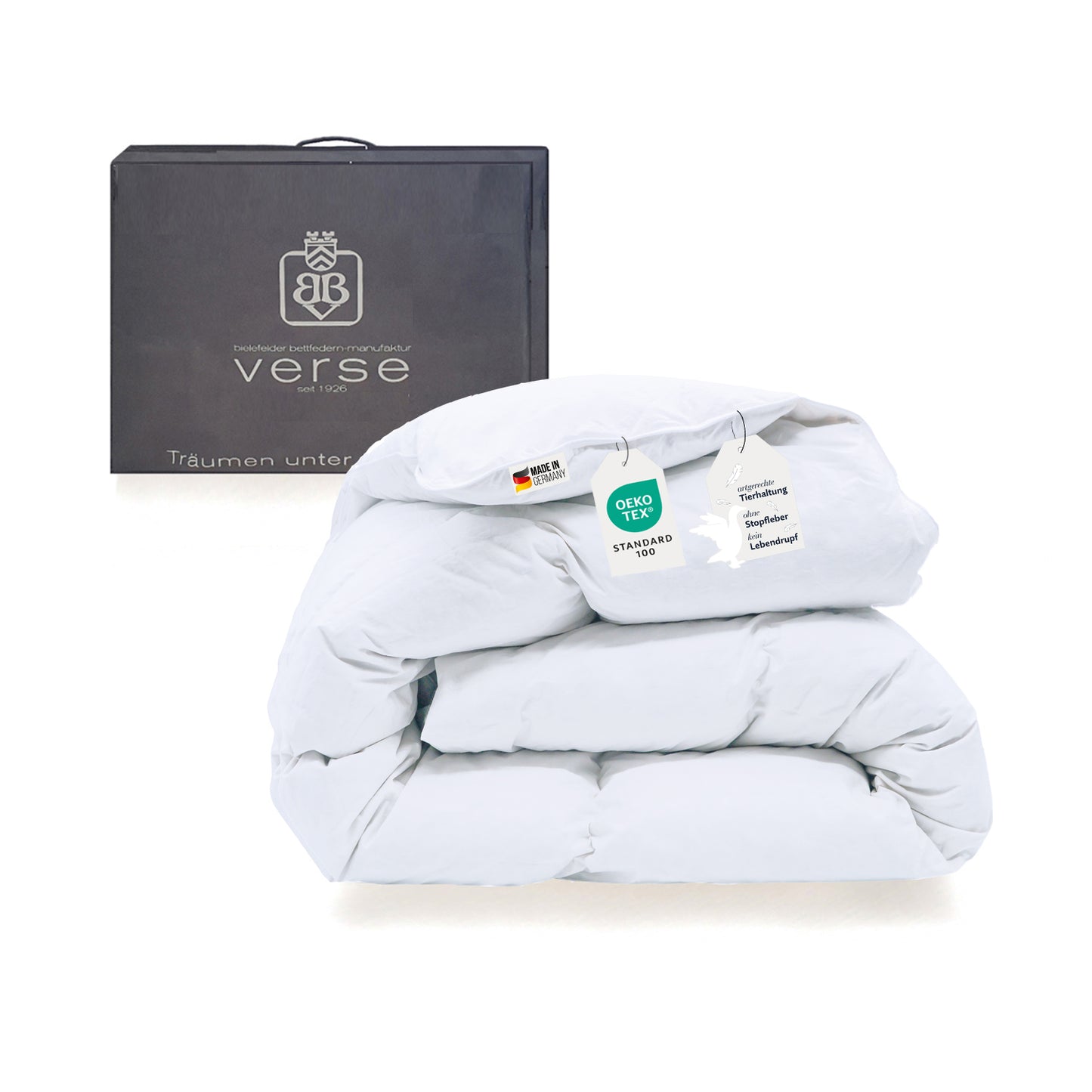 Gänsedaunen extra warme Ammerland Daunendecke Bettdecke 135x200 1080g