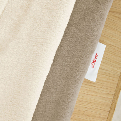 s.Oliver Wohndecke Double Soft 1280-300 beige wollweiß 150x200