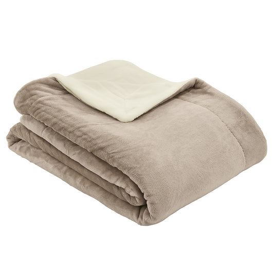 s.Oliver Wohndecke Double Soft 1280-300 beige wollweiß 150x200