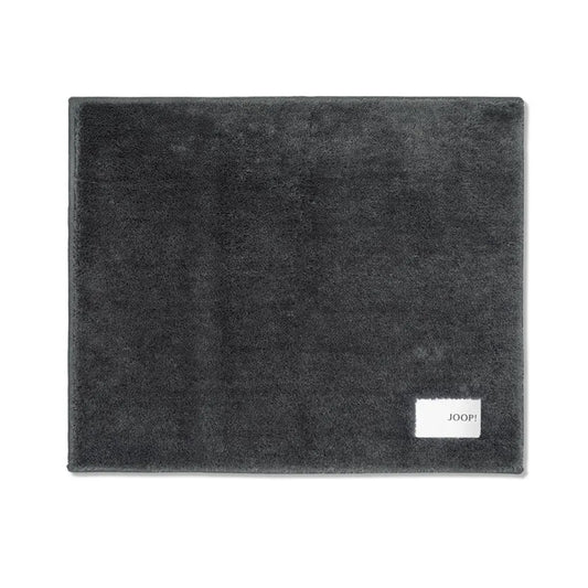 Joop! Badteppich Duschvorleger Badematte luxury anthrazit 50x60