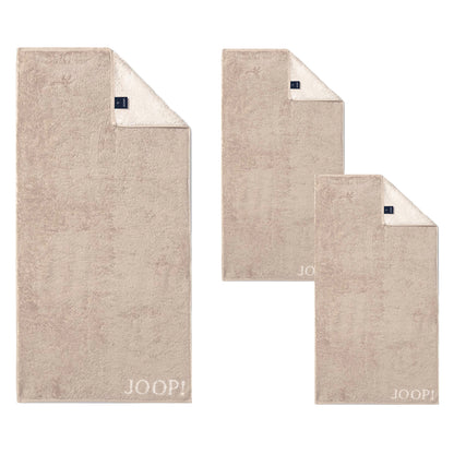 JOOP! Handtuch Duschtuch Set 3-teilig 1600-30 Classic sand beige