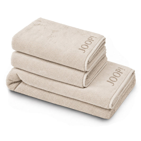 JOOP! Handtuch Duschtuch Set 3-teilig 1600-36 Classic creme beige