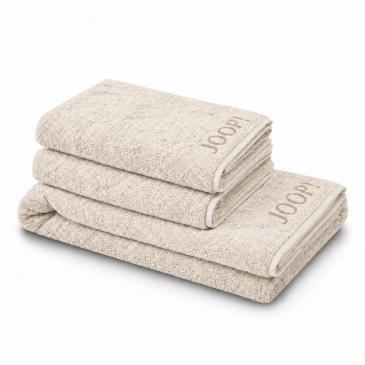 JOOP! Handtuch Duschtuch Set 3-teilig 1600-36 Classic creme beige