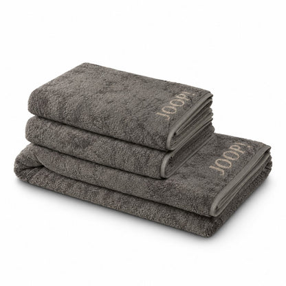 JOOP! Handtuch Duschtuch Set 3-teilig 1600-70 Classic graphit sand