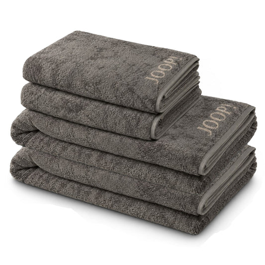 JOOP! Handtuch Duschtuch Set 4-teilig 1600-70 Classic graphit sand