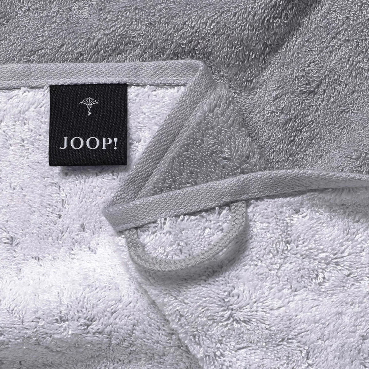JOOP! Handtuch Duschtuch Set 4-teilig 1600-76 Classic silber weiß