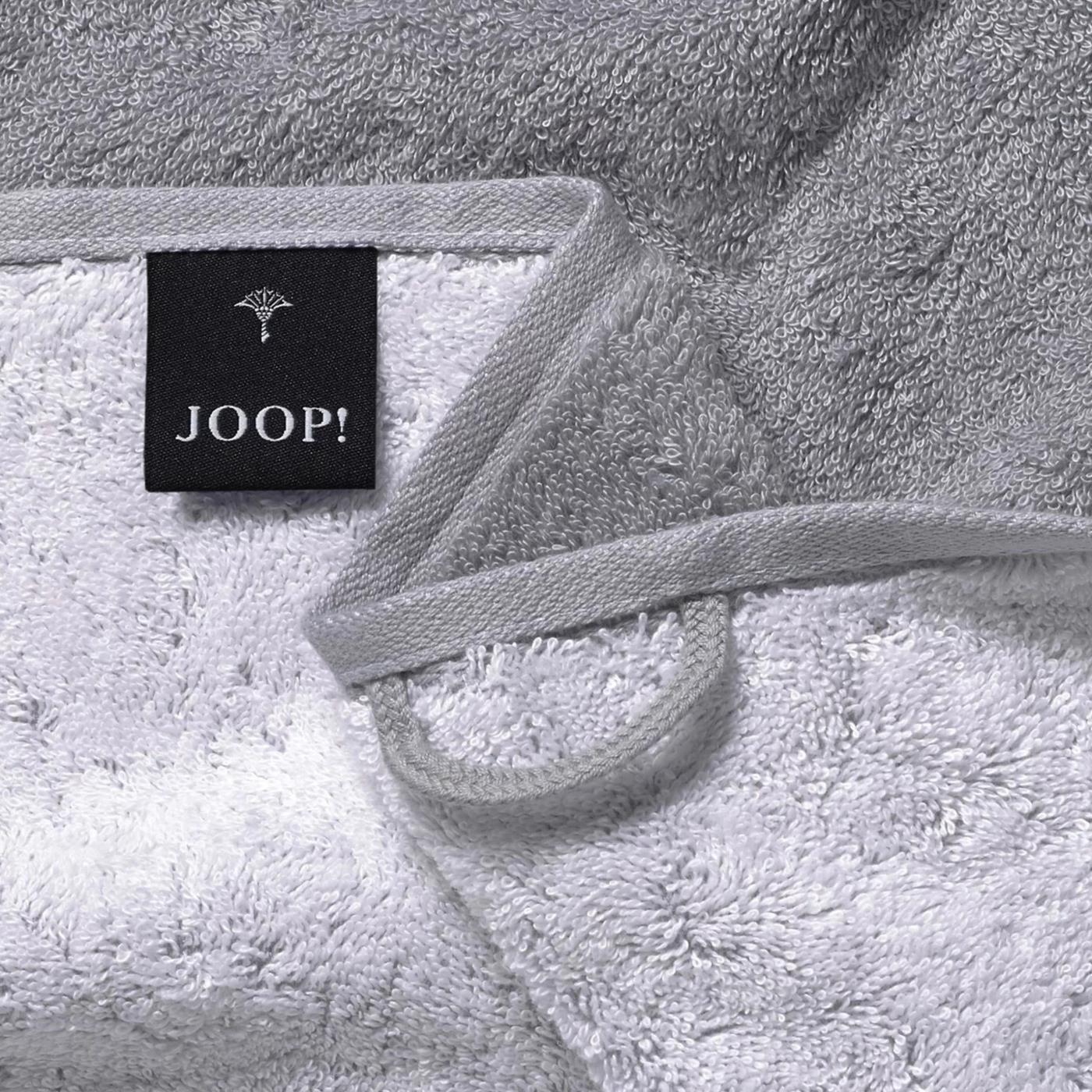 2 Stück Joop! Gästetuch Classic Silber Grau 1600-76 30x50