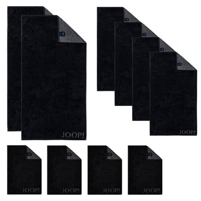 Handtuch-Set 10-teilig Classic Schwarz