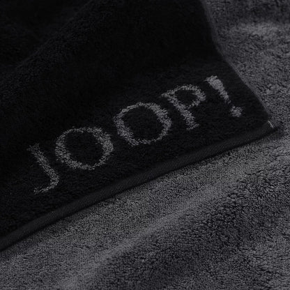 JOOP! Handtuch Duschtuch Set 3-teilig 1600-90 Classic schwarz anthra.