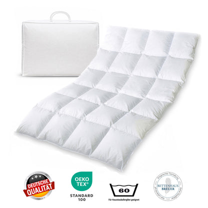 Daunendecke 155 x 220 cm Winter 20% Daunen / 80% Federn
