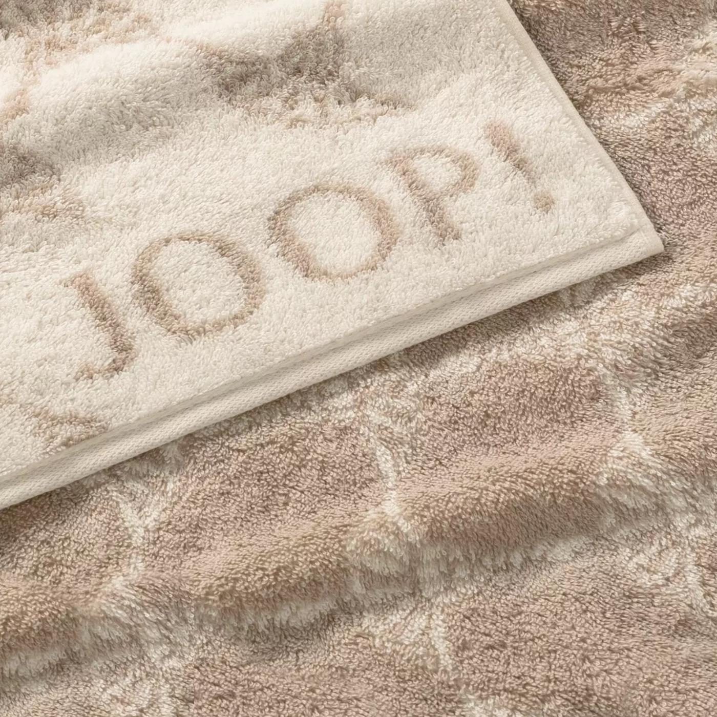 2 Stück Joop! Handtuch Cornflower 1611-36 Creme 50x100