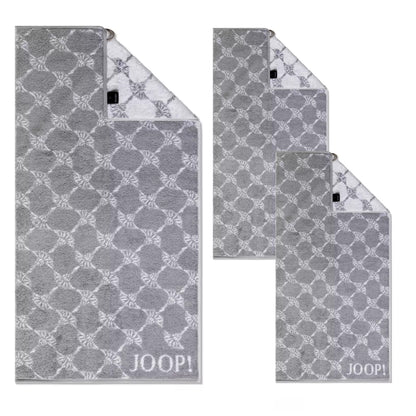 JOOP! Handtuch Duschtuch Set 3-teilig 1611-76  Cornflower silber