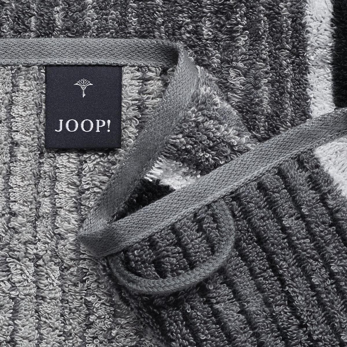 Joop! Frottier Handtuch Duschtuch Gästetuch 1658-97 Lines Schwarz