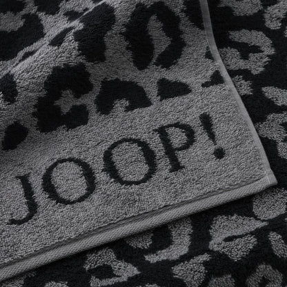 2 Stück Joop! Handtücher Leo Allover 1707-90 graphit 50x100