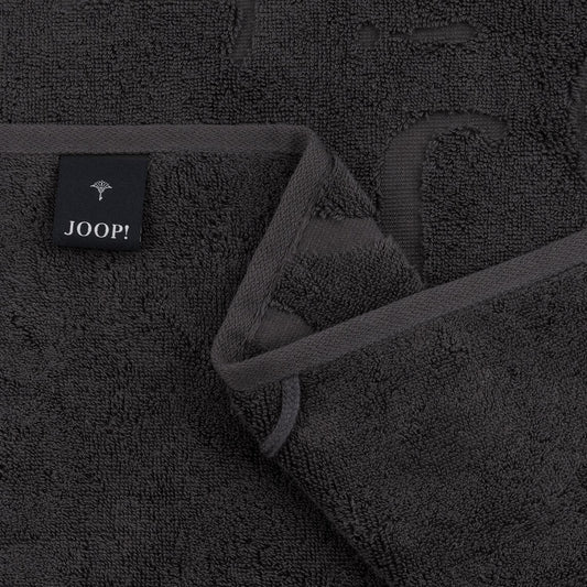 2 Stück Joop! Handtuch Selection 1711-740 anthrazit 50x100