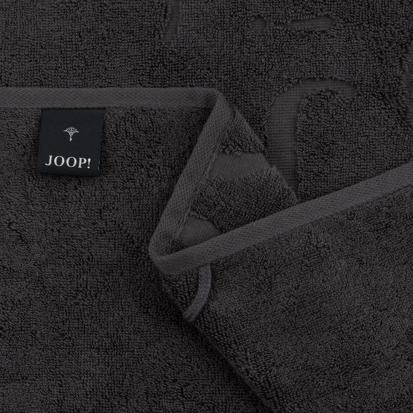 2 Stück Joop! Gästetuch Selection 1711-740 anthrazit 30x50