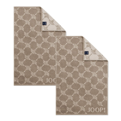 2 Stück Joop! Gästetuch Cornflower 1721-30 sand 30x50