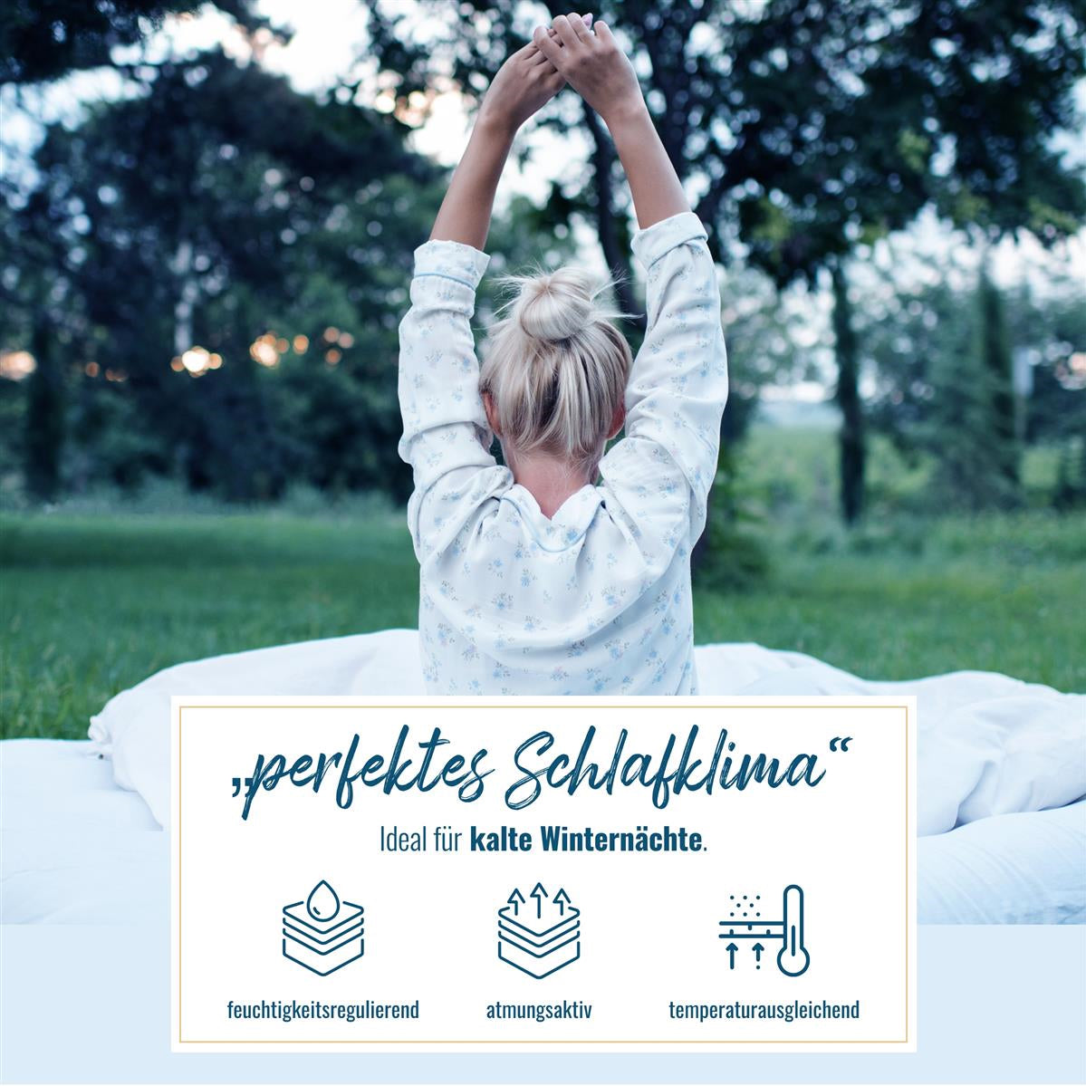 Daunendecke 100% sibirische Daunen Bettdecke Daunenbett 135x200 900g