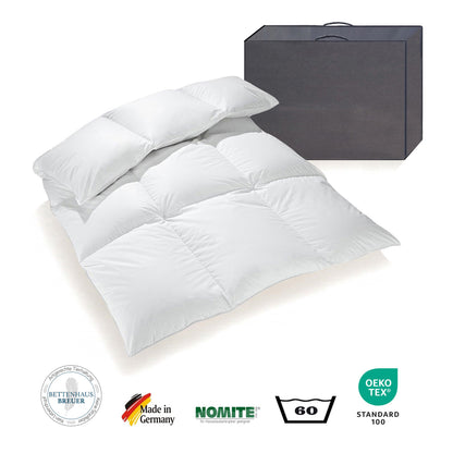 Extra warme 100% Winter Daunendecke sibirische Daunen 135x200 1200g