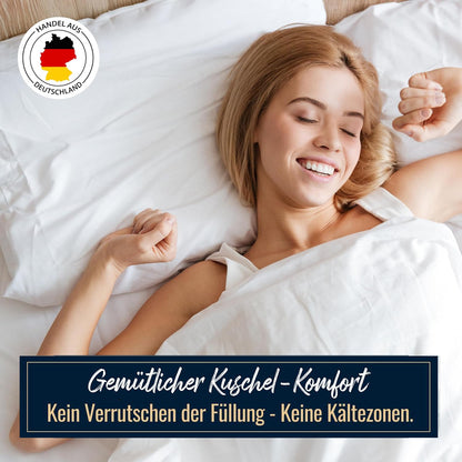 Daunendecke warme premium Daunen Bettdecke 135x200 Daunenpass 850g