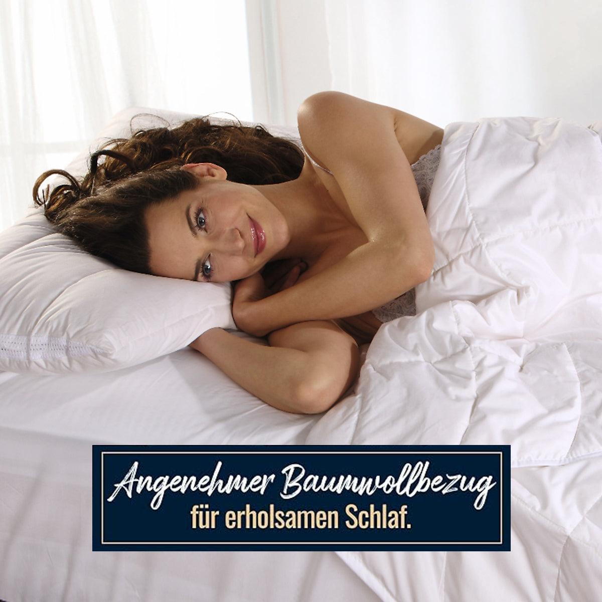 Polarwarm Hochsteg Daunendecke 100% neue Daunen Klasse1 1040g 135x200