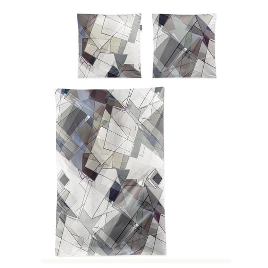 Irisette Mako Satin Bettwäsche Wave 8889-80 geometrisch bunt 135x200