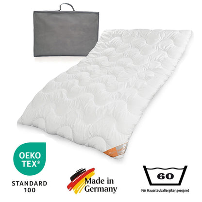 Extra warme Winterdecke Bettdecke Klimafaser Hallo Wach 155x220 60°
