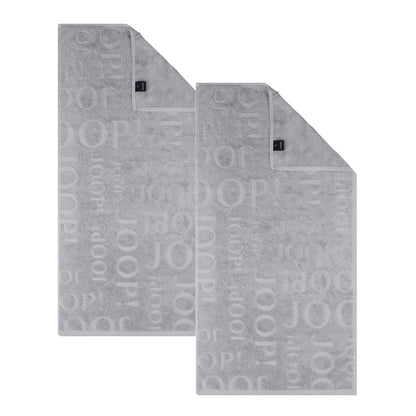 2 Stück Joop! Handtuch Selection 1711-705 grau 50x100