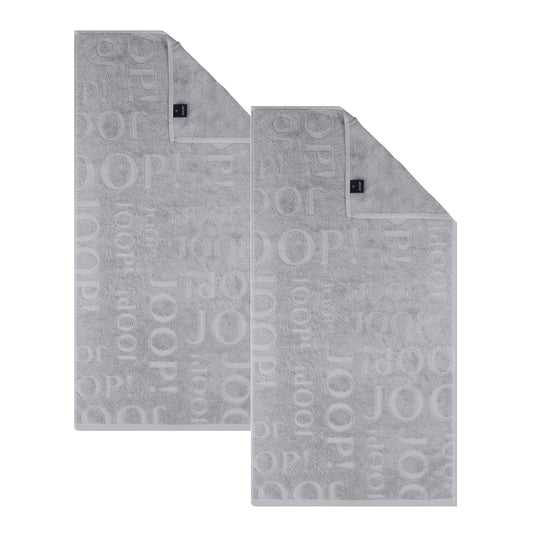 2 Stück Joop! Handtuch Selection 1711-705 grau 50x100
