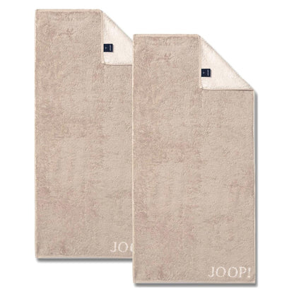 2 Stück Joop! Handtuch Classic Sand Beige 1600-30 50x100