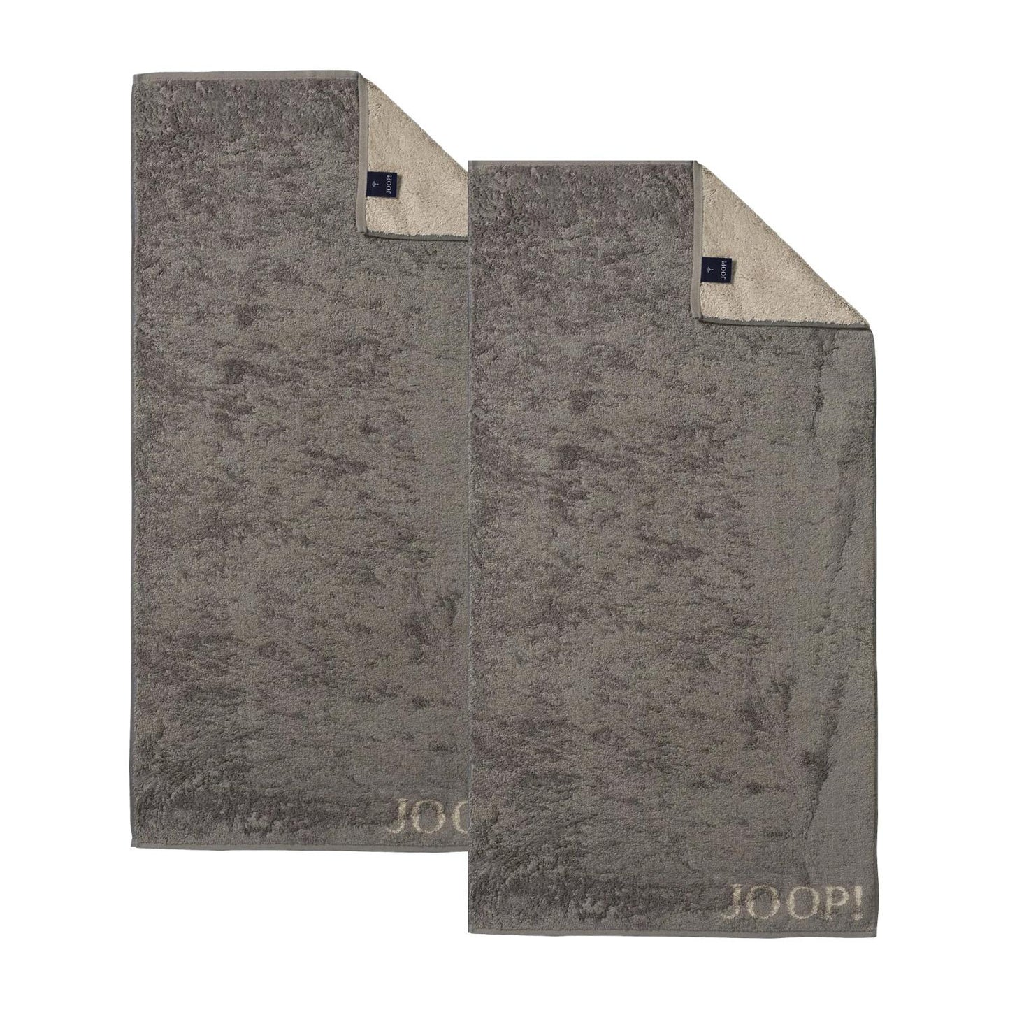 2 Stück Joop! Handtuch Classic Graphit Taupe 1600-70 50x100