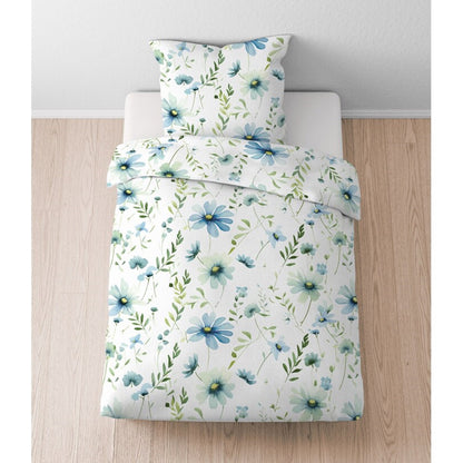 Bettwäsche Seersucker Castell 100% Baumwolle 20369-221 Blumen 135x200