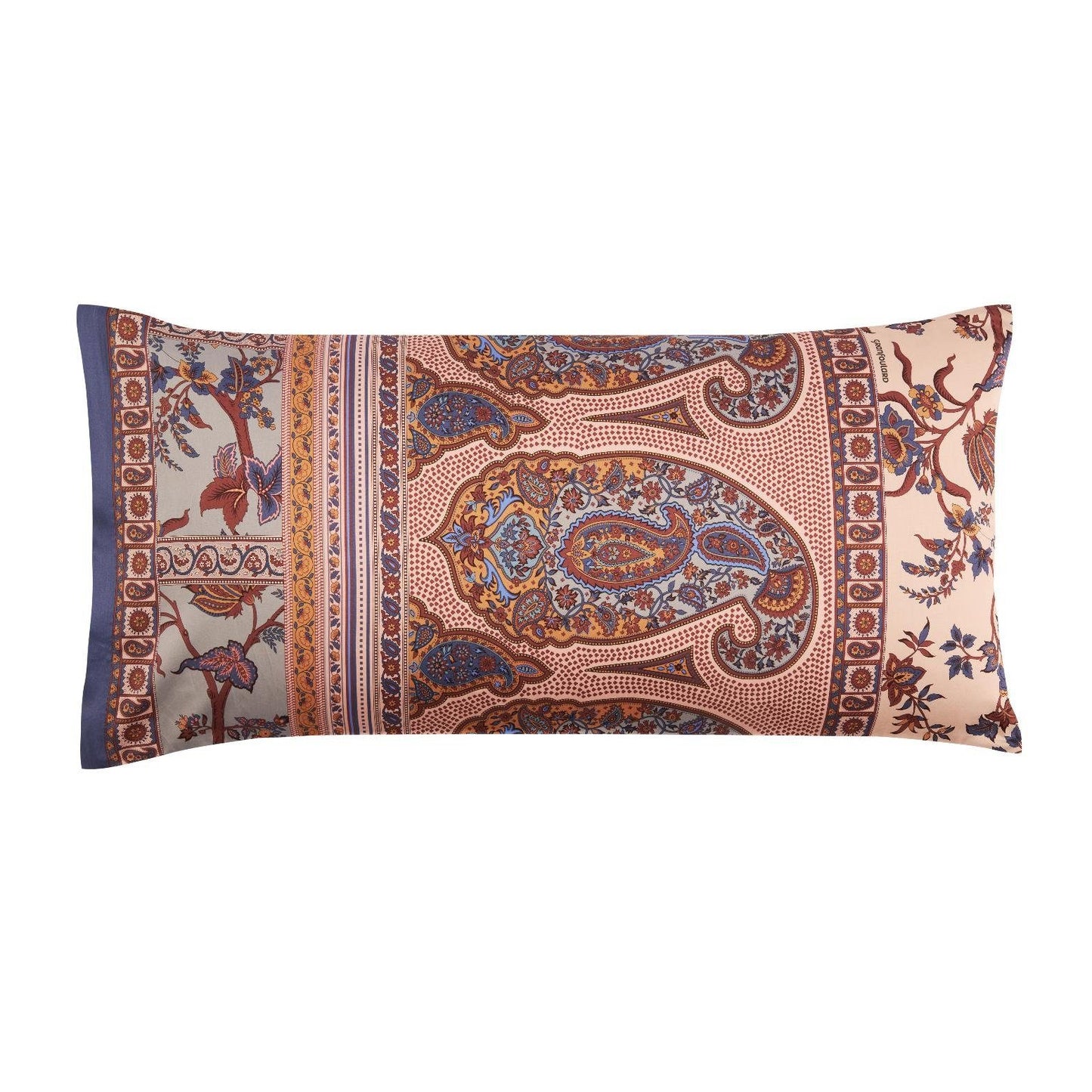 Bettwäsche Kissenbezug Bassetti Mako Satin Genova 41 natur rosa 40x80