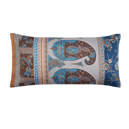 Bettwäsche Kissenbezug Bassetti Mako Satin Genova B1 blau 40x80