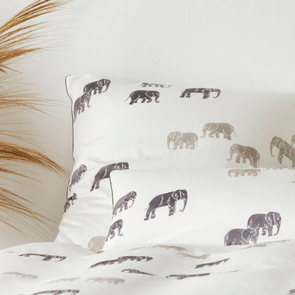 Elegante Bambus Satin Bettwäsche 24502-7 natur Elephant Walk 135x200