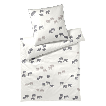Elegante Bambus Satin Bettwäsche 24502-7 natur Elephant Walk 135x200