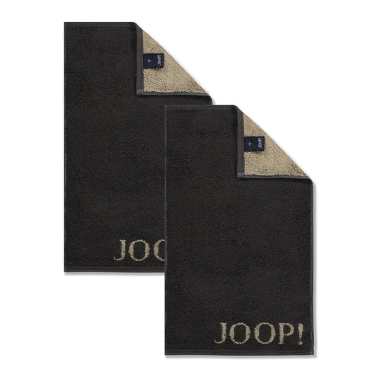 2 Stück Joop! Gästetuch Classic 1720-73 schiefer 30x50