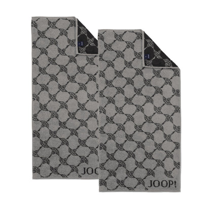 2 Stück Joop! Handtuch Cornflower 1721-77 platin 50x100