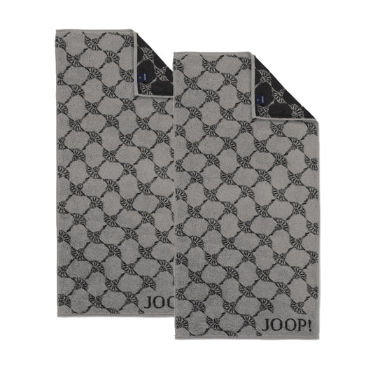 2 Stück Joop! Handtuch Cornflower 1721-77 platin 50x100
