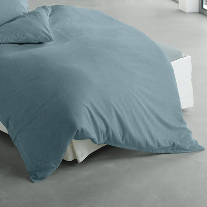 Bettwäsche Bierbaum Biber 3292-01 Fischgrät Ozean Blau 135x200