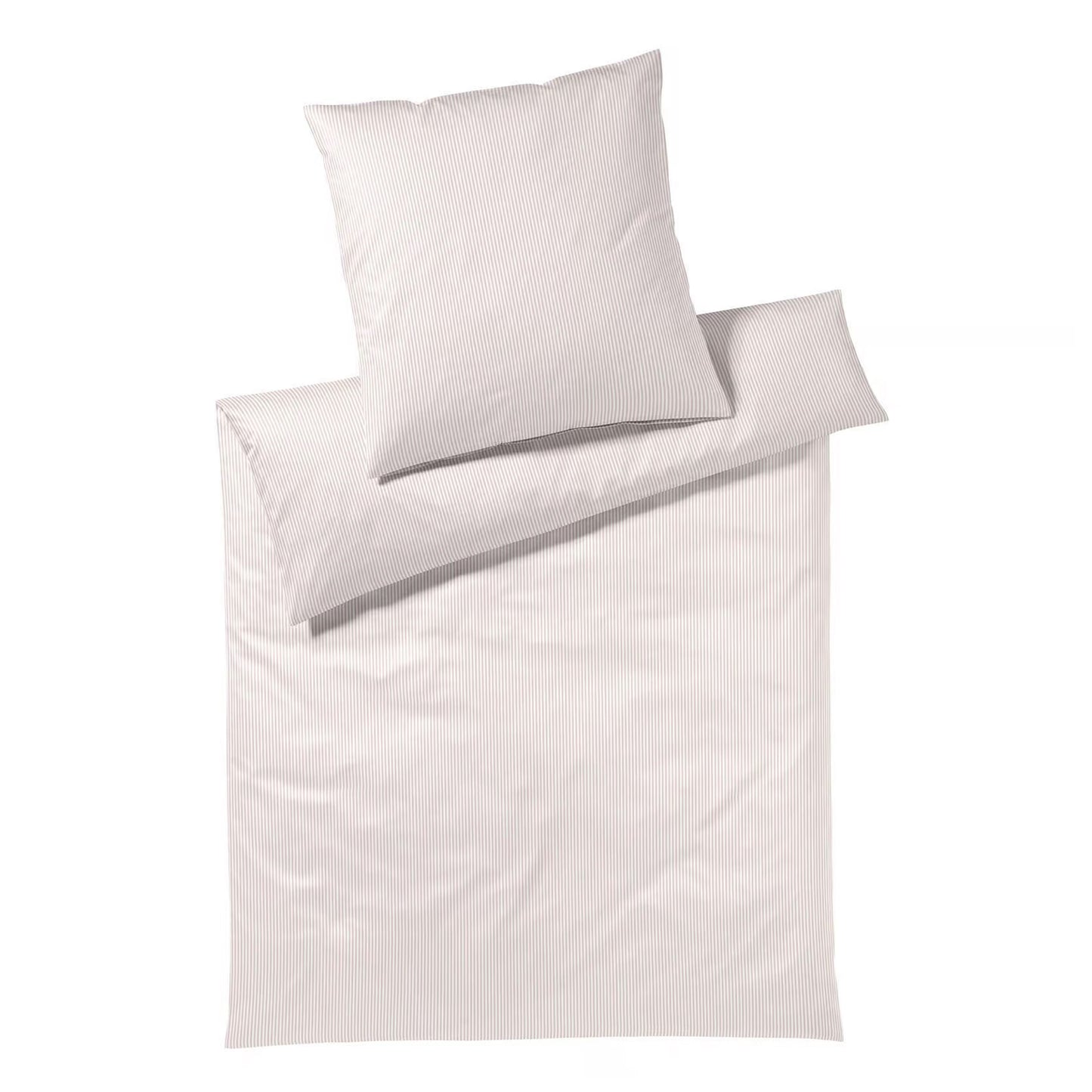 Elegante Interlock Jersey Bettwäsche Plaisir 3593-1 puder 135x200