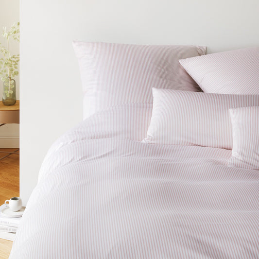 Elegante Interlock Jersey Bettwäsche Plaisir 3593-1 puder 135x200