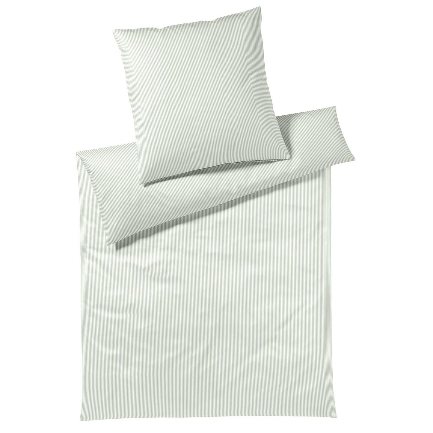 Elegante Interlock Jersey Bettwäsche Plaisir 3593-4 hellgrün 135x200